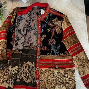 Sag Harbor Multicolor Tapestry Jacket